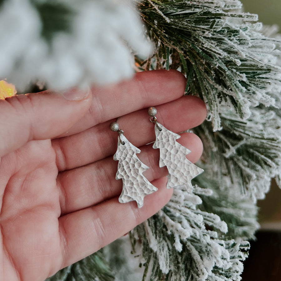 Festive Christmas Tree Earrings