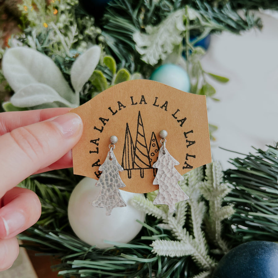 Festive Christmas Tree Earrings