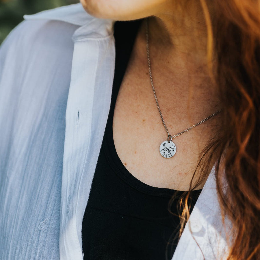 Mountains and the Stars Necklace