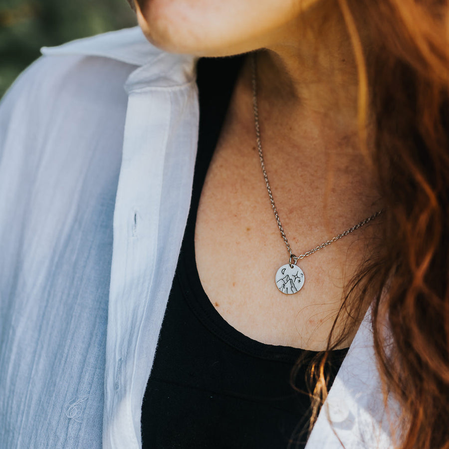 Mountains and the Stars Necklace