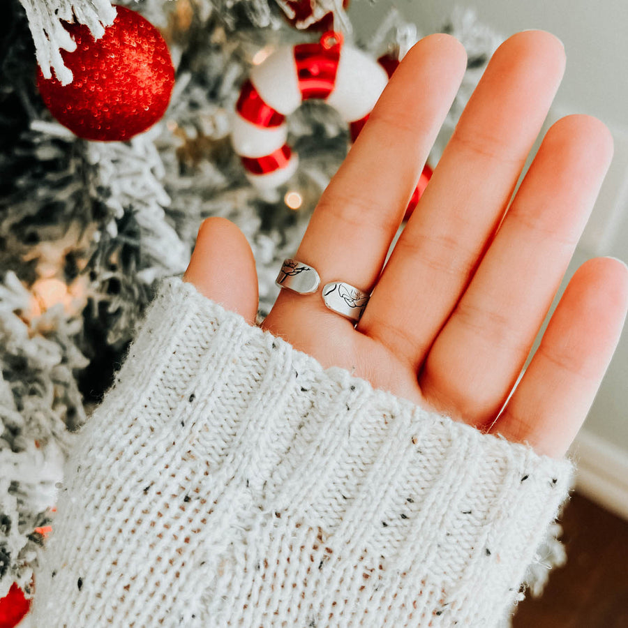 Floral Pattern Ring