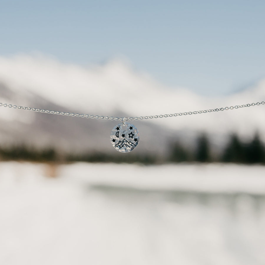 Mountain and the Moon Necklace