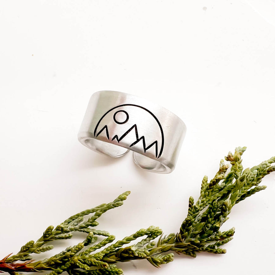 Mountain Sunrise Ring