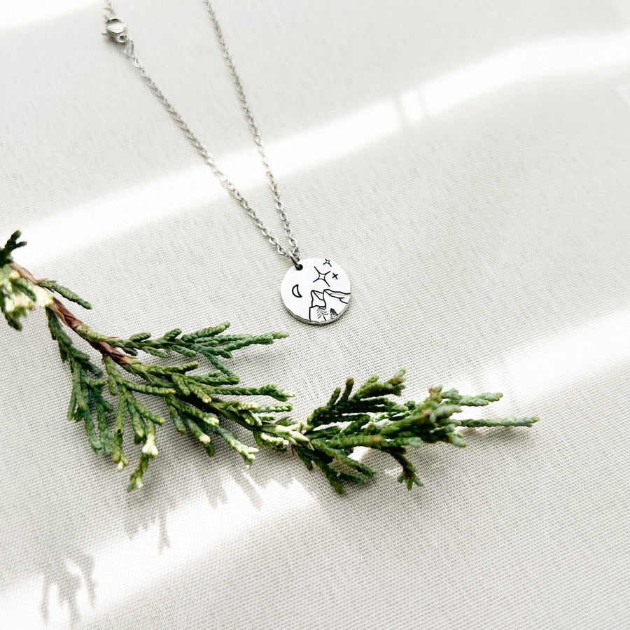 Mountain and the Moon Necklace