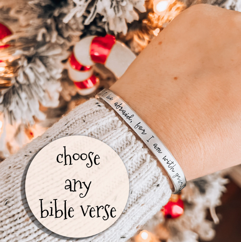 Custom Bible Verse Bracelet