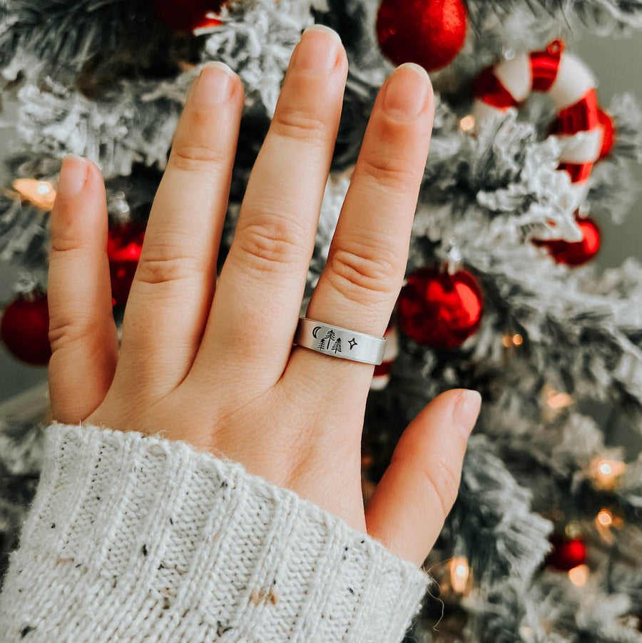 Woodland Starry Night Ring