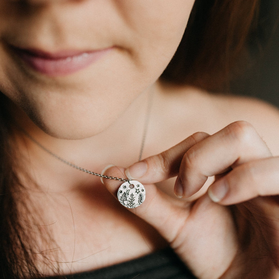 Nature and the Sky Necklace