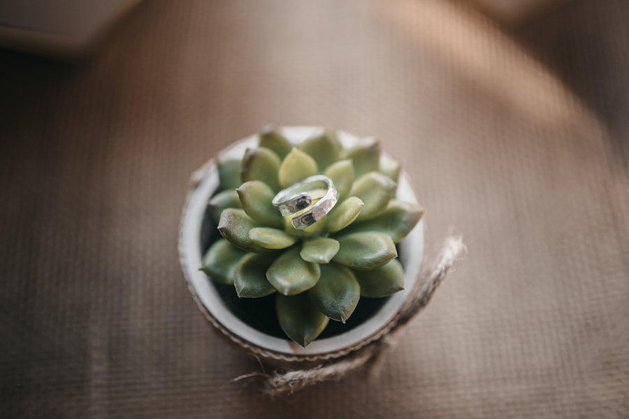 Hammered Wrap Ring