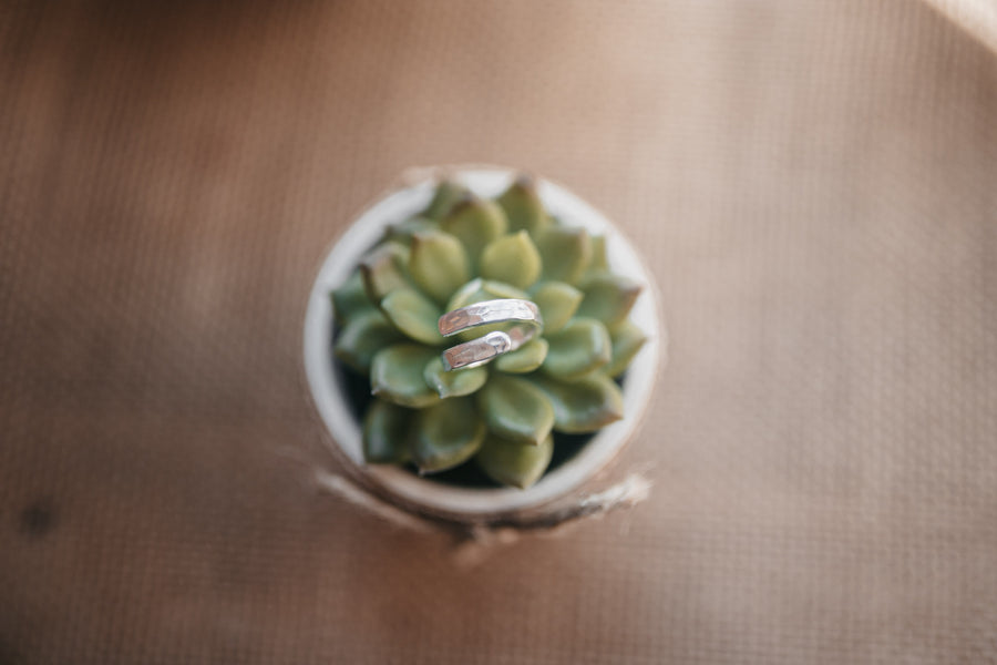 Hammered Wrap Ring