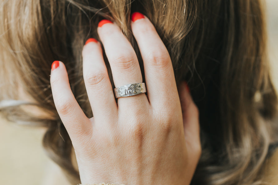 Mountain Landscape Ring