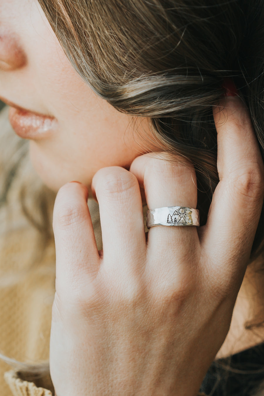 Mountain Landscape Ring