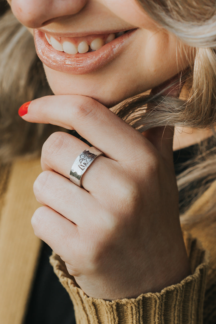 Mountain Landscape Ring