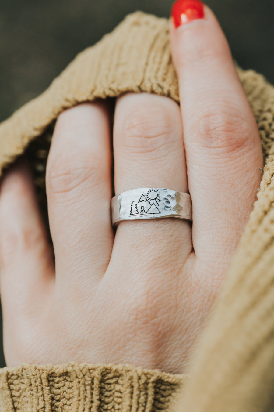 Mountain Landscape Ring