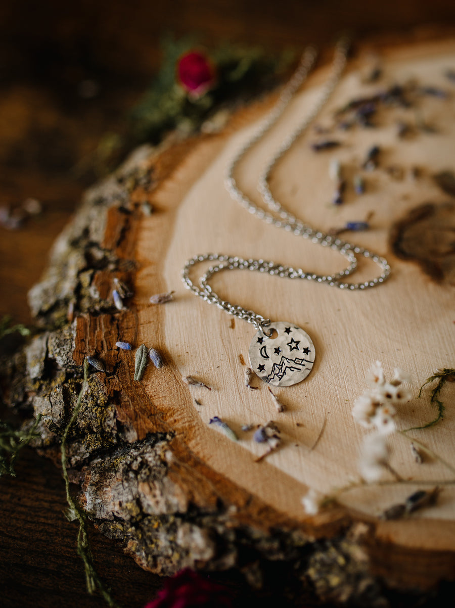 Mountain Landscape Necklace