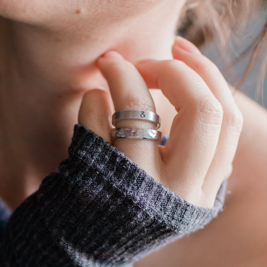 Love Ampersand Ring Set