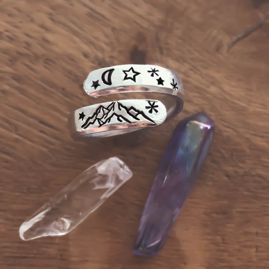 Mountain Celestial Wrap Ring