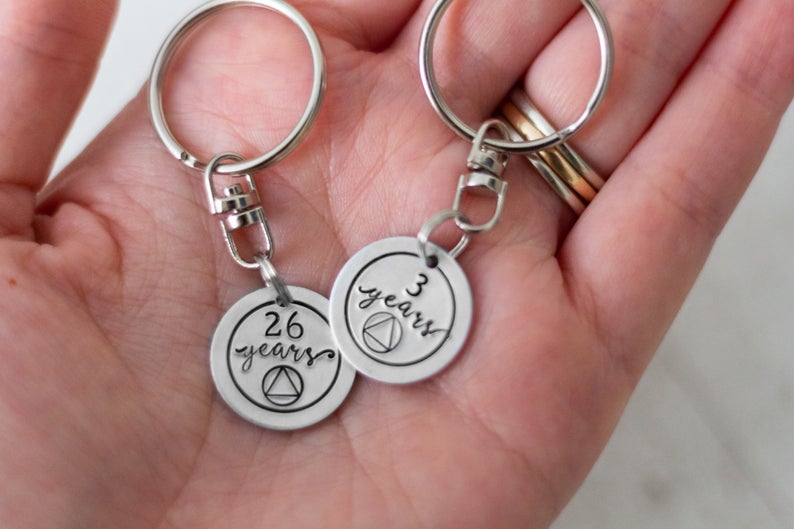 Sobriety Keychain