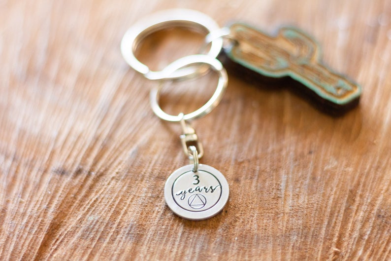 Sobriety Keychain