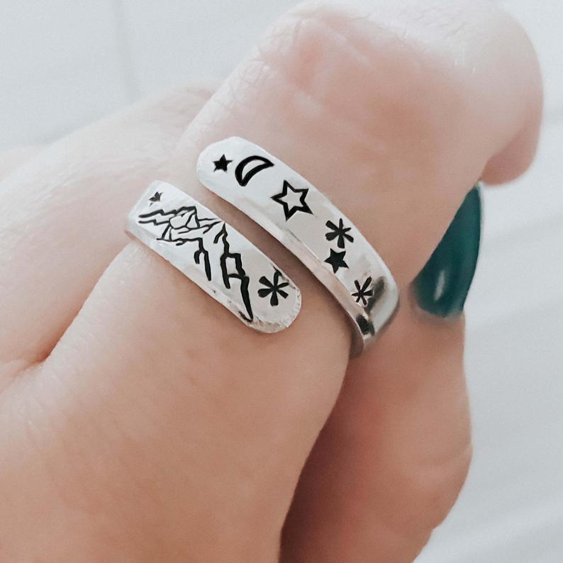 Mountain Celestial Wrap Ring