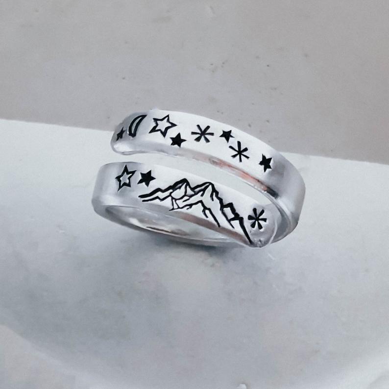 Mountain Celestial Wrap Ring