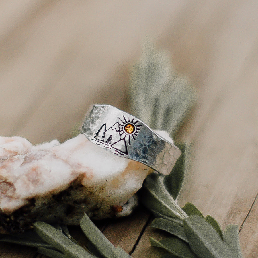 Mountain Landscape Ring