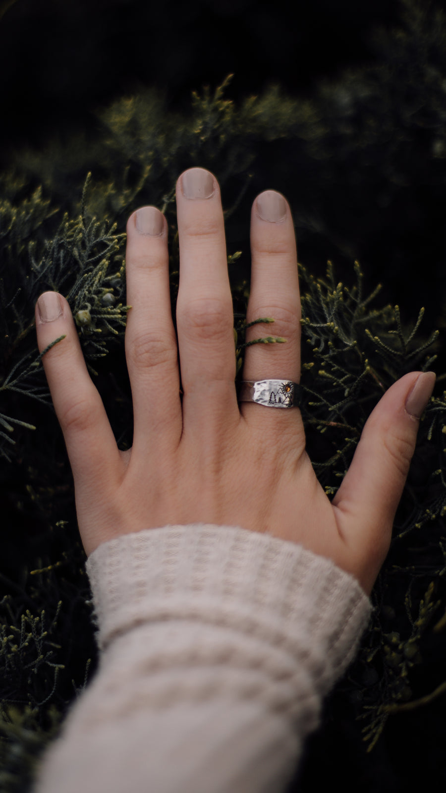 Mountain Landscape Ring